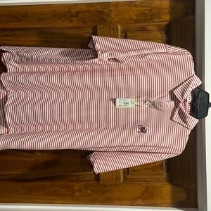 Brand new peach state brand collared shirt